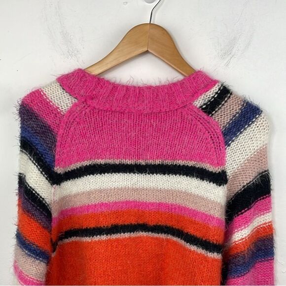 Free People Snowbird Sweater Multicolored Stripes size XS - Picture 9 of 16